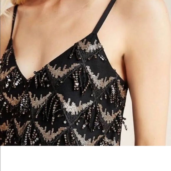 Anthropologie Porridge Beaded Top - Picture 2 of 5